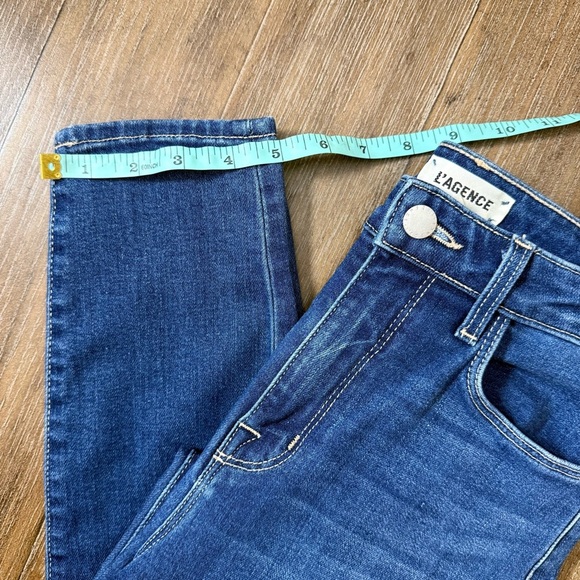 L'AGENCE Marguerite High-Rise Skinny Jeans 26 Blue - Picture 3 of 15